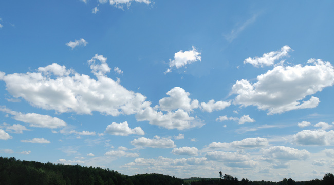 cielo azul