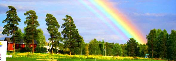 arcoiris lluvia gotas descomposicionde la luz