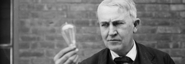 thomas alva edison primera bombilla